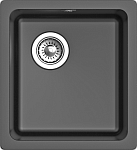 RIVELATO Мойка BERKANA 35 подст.монтаж 1-чаш 415*455 antracite арт. 250_100_Array